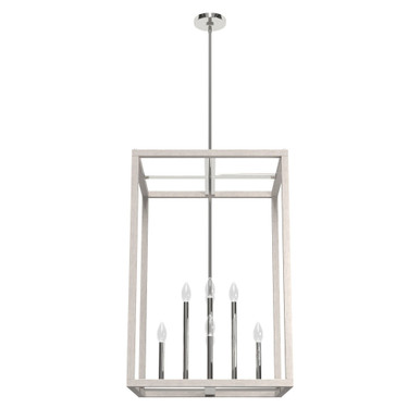 Squire Manor 4 Light Large Pendant 33 Inch Tall by Hunter Fans - 19109