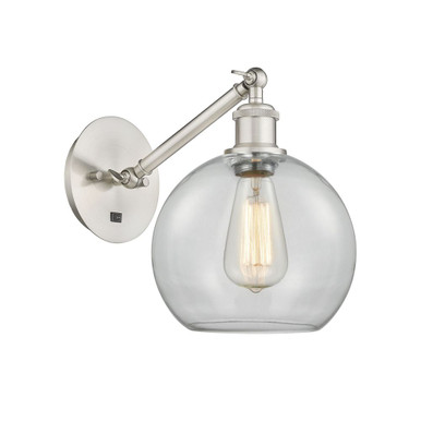 Athens 100W 1 LED Adjustable Wall Sconce 10 X 8 Inch Wide by Innovations - 317-1W-G12-8-LED
