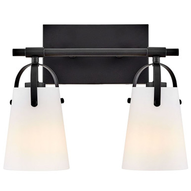 Foster 28W 2 LED Opal Glass Vanity Light by Hinkley - 5132OP