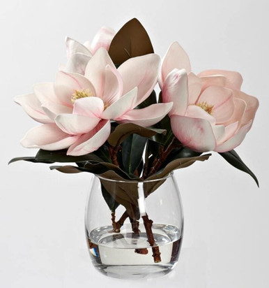 Eva Magnolia Stems 15 Inch Vase by DW Silks - 23100