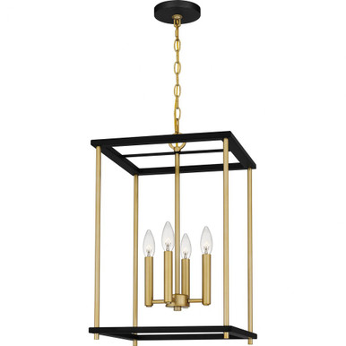 Kynwyd 4 Light Medium Pendant by Quoizel - KNW2814MBK