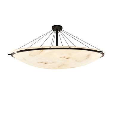 Lumenaria Ring 16 Light 75 Inch Wide Semi Flush Mount by Justice Design - FAL-9688-35