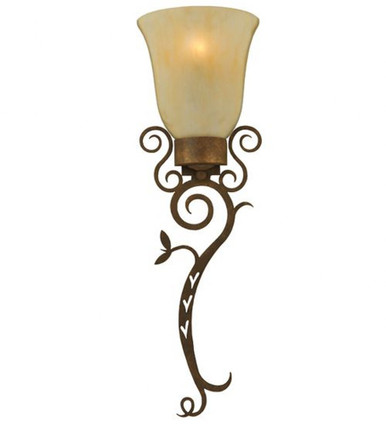 Zoey 1 Light Wall Sconce 31 x 9.5 Inches by Meyda Tiffany - 129314