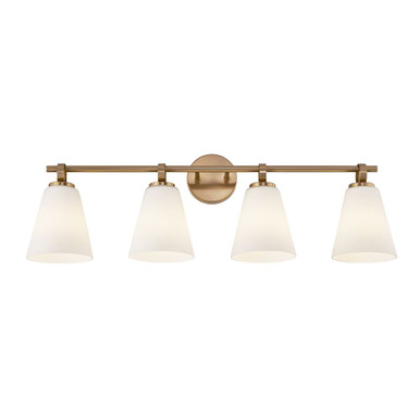 Fusion Bolzano 4 Light Bath Vanity 33 Inch Wide by Justice Design - FSN-8344