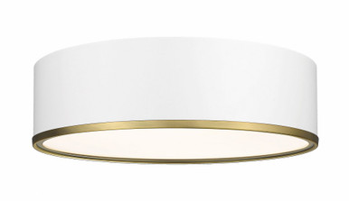 Arlo 4 Light 20.25 Inch Wide Flush Mount by Z-Lite 2303F4-MW-RB - 2303F4-MW-RB