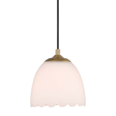 Dorinda 1 Light Pendant 6.75 Inch Tall and 6.5 Inch Wide by Golden - 6954-M1L