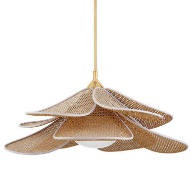 Florina 1 Light Oversized Pendant by Hudson Valley - 3144-AGB