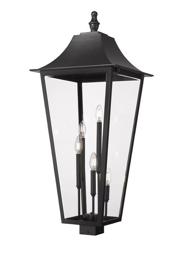 Gannon 5 Light Outdoor Post Mount 38.75 x 16 Inches by Z-Lite - 5008PHXXLS-BK