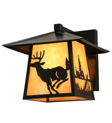 Stillwater Deer Creek 1 Light Wall Sconce 12 x 12 Inches by Meyda Tiffany - 184743