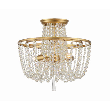 Arcadia 3 Light 15 Inch Wide Flush Mount by Crystorama - ARC-1900