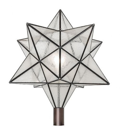 Moravian Star 1 Light Outdoor Post Mount 26 x 18 In by Meyda Tiffany - 249783