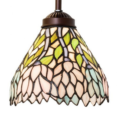 Wisteria 1 Light Mini Pendant 16 x 7 Inches by Meyda Tiffany - 101803
