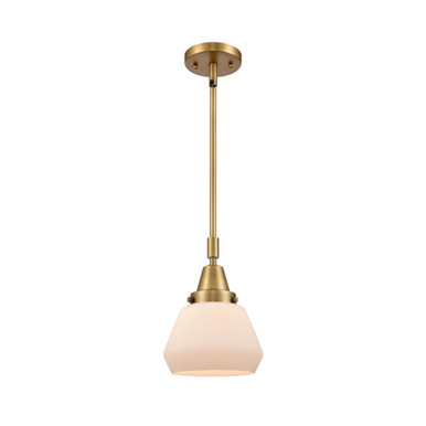 Fulton 1 Light Stem Mini Pendant 10.13 Inch and 7 Inch Wide by Innovations - 447-1S-G17