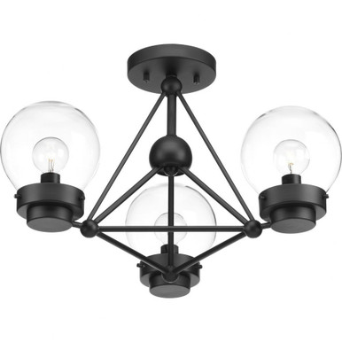 Spatial 3 Light Small Chandelier by Progress - P400077-031