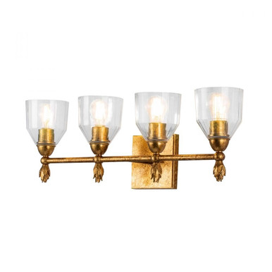 Felice 4 Light F1 Vanity Light by Lucas and McKearn - BB1000G-4F1G
