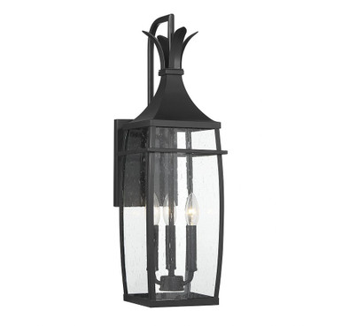 Montpelier 3 Light Outdoor Wall Lantern by Savoy House - 5-765-BK