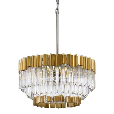 Charisma 5 Light Large Pendant by Corbett - 220-42-GL/SS