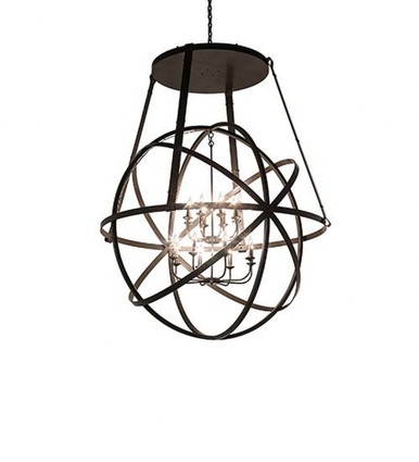 Gimbal Grinado 96W 16 LED Chandelier 81 x 60 Inches Wide by Meyda Tiffany - 244484