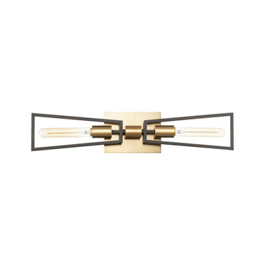 Wings 2 Light Wall Sconce by Maxim - 11652BKSBR