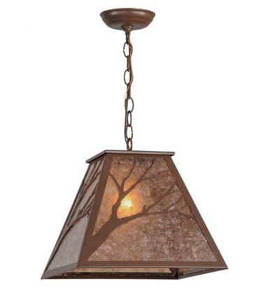 Branches 1 Light Pendant 15 Inches Tall and 19 Inches Wide by Meyda Tiffany - 145310