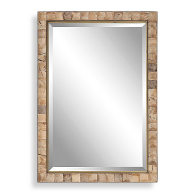 Cocos 41.38 Inch Coconut Shell Mirror by Uttermost - 09751