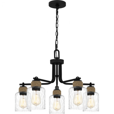 Baltic 5 Light Medium Chandelier by Quoizel - BTC5025MBK