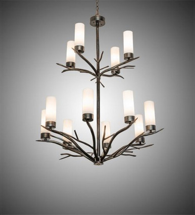Winter Solstice 216W 12 LED Chandelier 55 x 42 Inches Wide by Meyda Tiffany - 238365