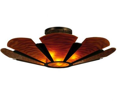 Metro Fusion Elite 4 Light Semi Flush Mount 15 x 48.75 In by Meyda - 137771