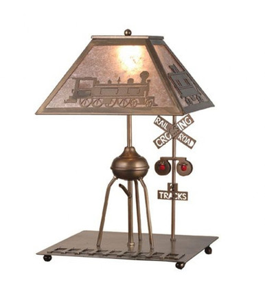 Train  1 Light Table Lamp 25 Inch H and 16 Inch W by Meyda Tiffany - 51704