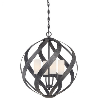 Blacksmith 4 Light Large Pendant by Quoizel - BMS2820OK