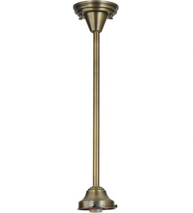 Antique Brass 5 Inch W Antique Brass 1 Lt Pendant Hardware by Meyda Tiffany - 147738