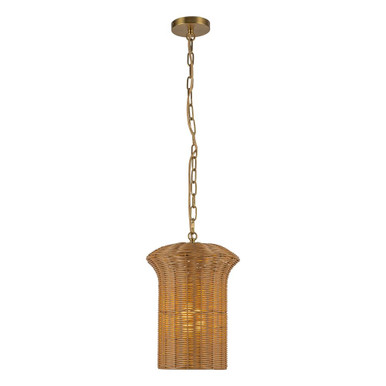 Kai 1 Light Pendant 15.88 Inch Tall and 11.13 Inch Wide by Alora - PD641011