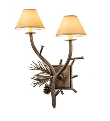 Lone Pine 2 Light Wall Sconce 26 x 18 Inches by Meyda Tiffany - 245056