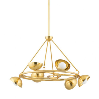 Oraibi 6 Light Large Chandelier by Corbett - 403-06-VB
