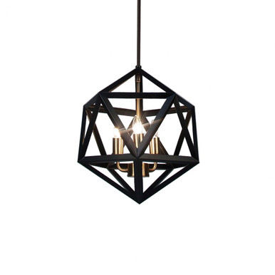 Archello 3 Light Mini Chandelier by Dainolite - ARC-143C