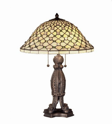 Diamond & Jewel 24 Inch 2 Light Table Lamp by Meyda Tiffany - 37781