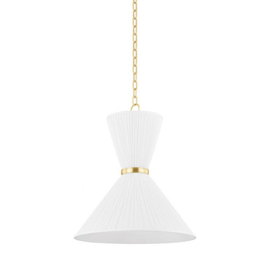 Enid 2 Light Large Pendant 25.75 Inch Tall by Hudson Valley - 5922-AGB
