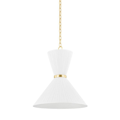 Enid 2 Light Large Pendant 25.75 Inch Tall by Hudson Valley - 5922-AGB