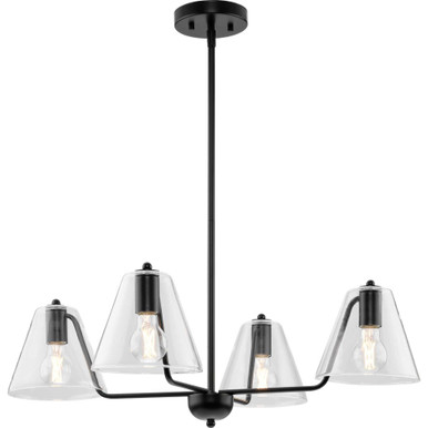 Anya 4 Light Linear Pendant 9.63 Inch Tall and 30 Inch Wide by Progress - A400007