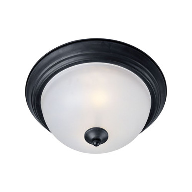 Essentials 584X 2 Light 13.5 Inch Wide Flush Mount by Maxim - 5841FTBK