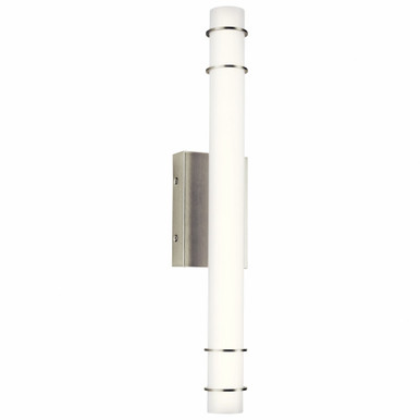 Korona 1 Light Linear Vanity Light 24.75 Inch Wide by Kichler - 11253NILED