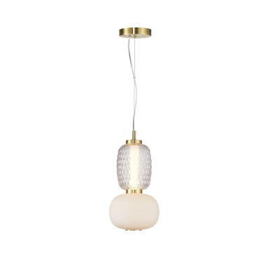 Cyra 18W One LED Light Small Pendant by Artcraft - AC6701BR