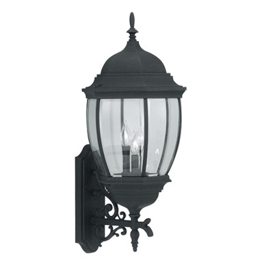 Triverton 3 Light Outdoor Wall Lantern by Designers Fountain - 2442-bk