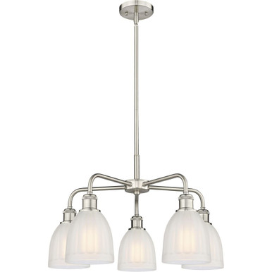 Brookfield 5 Light Chandelier 14.88 Inch and 23.75 Inch Wide by Innovations - 516-5CR-G44