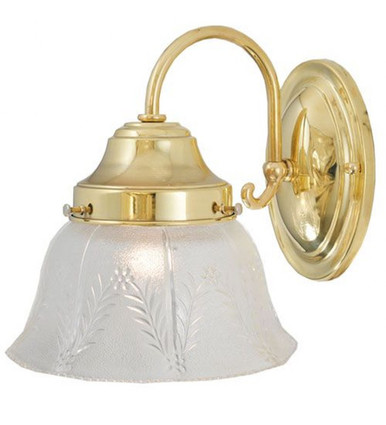 Revival Summer Wheat 1 Light Wall Sconce 8.5 x 7 Inches by Meyda Tiffany - 107875