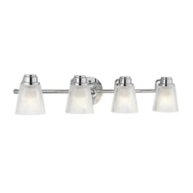Hudson 4 LED Light Vanity Light by Lucas and McKearn - BB-HUDSON4-PC