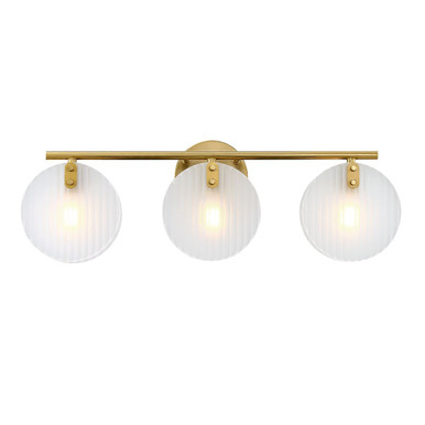 Sky Fall 3 Light Bath Vanity 8.5 Inch X 25 Inch Wide by Designers Fountain - D311C-3B-BG