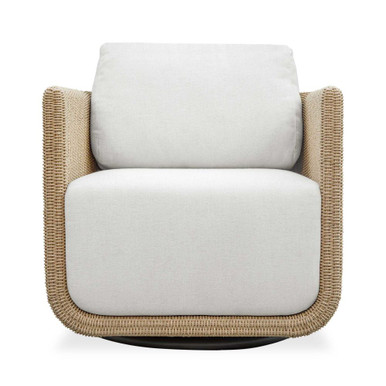 Santorini Outdoor Swivel Lounge Chair 33 Inchand 29 Inch Wide by Uttermost - 53132