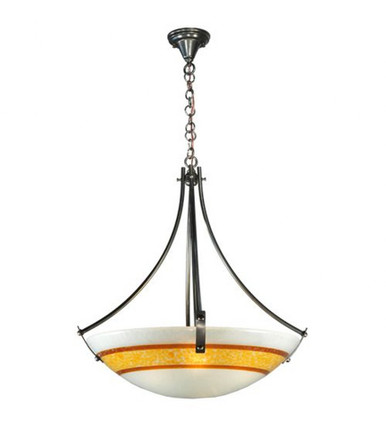 Metro Fusion Saturno 4 Light Inverted Pendant 34.5 x 26.25 Inch by Meyda - 111186