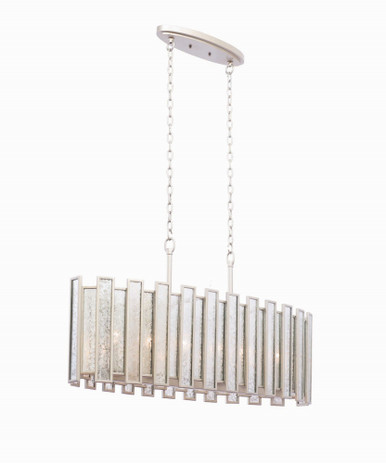 Palisade 6 Light Medium Oval Pendant by Kalco - 505061TS